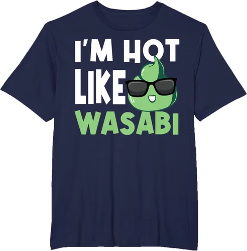 Vista 12 de Wasabi - Camiseta de condimentos de pasta picante de rábano picante japonés, Negro