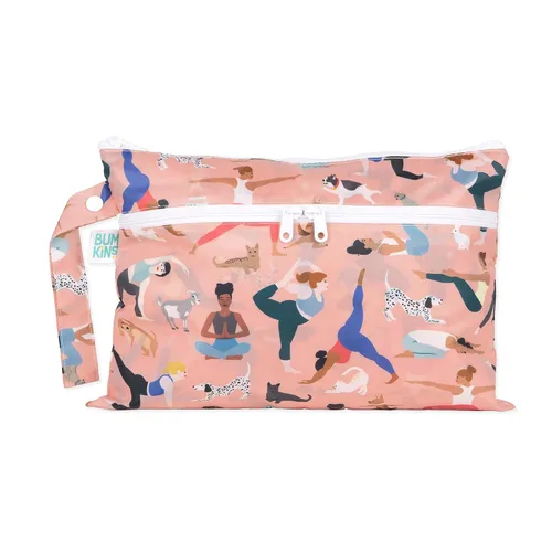 Vista 37 de Bumkins Bolsa Húmeda Colgante Impermeable Grande para Bebé, Lavandería, Ropa Sucia, Viajes, Traje de Baño, Pañales de Tela, Piscina, Toallas