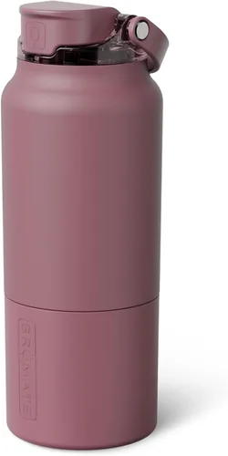 Vista 42 de BrüMate Rise - Botella de agua de 25 onzas con pajita de silicona cubierta 100 % a prueba de fugas, botella de agua de acero inoxidable aislada