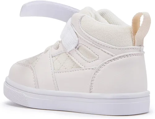 Vista 3 de BMCiTYBM Zapatos para bebé niño y niña, suaves, antideslizantes, ligeros, para caminar por el primer paso de 6, 9, 12, 18, 24 meses