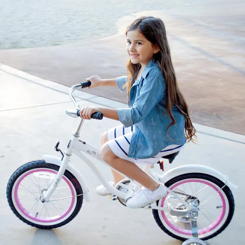 Vista 4 de Firmstrong Girl s Bella Bicycle with Training Wheels