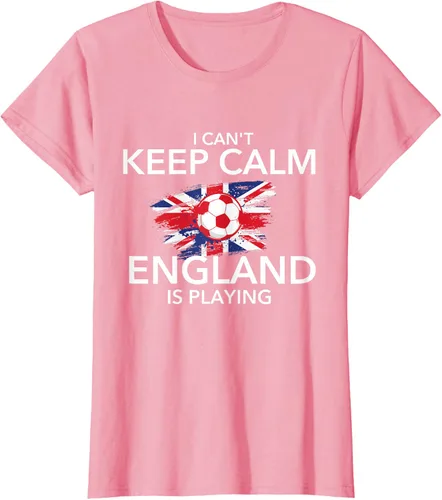 Vista 13 de I Can't Keep Calm England Is Playing - Camiseta para amantes del fútbol, Negro