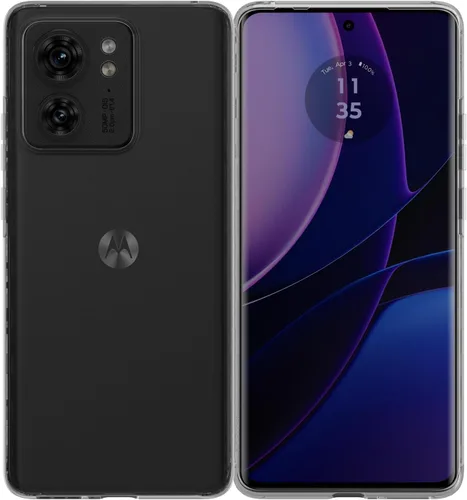 Vista 6 de Motorola Edge (2023) Funda protectora híbrida transparente - Ajuste de precisión, elegante funda para teléfono con absorción de golpes