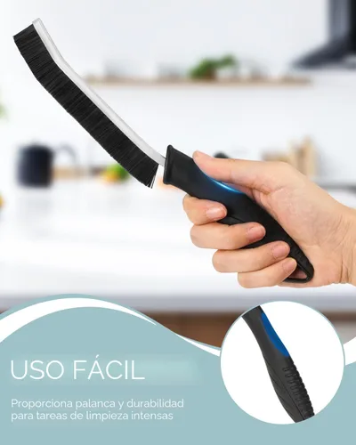 Vista 6 de SXhyf Cepillo de limpieza para grietas - Cepillo de limpieza de lechada, suministros de limpieza para el hogar, herramientas de limpieza de huecos