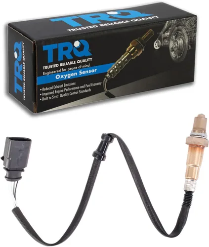 Vista 66 de TRQ Sensor de Oxígeno O2 de 4 Hilos de Banda Estrecha Compatible con VW Atlas 2.0L 2018-21, VW GTI 2.0L 2016-18, Audi A3 Quattro 2.0L 2015-18, VW