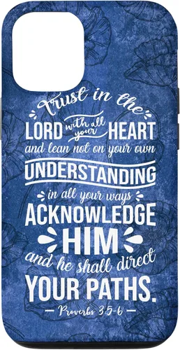 Vista 28 de Trust in Lord with All Your Heart Proverbio 3:5-6 - Carcasa cristiana para iPhone 17