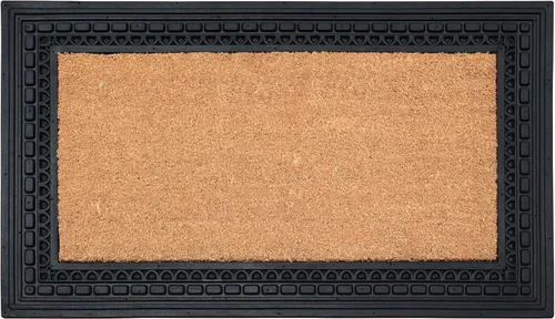 Vista 9 de A1HC - Tapete para puerta de entrada, 24 x 39 pulgadas, duradero, grande, para exteriores, antideslizante, con parte trasera de goma, perfil