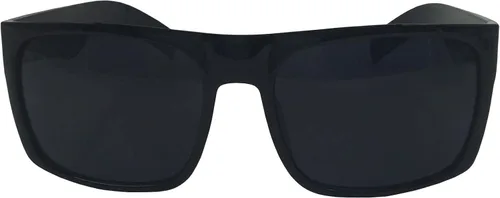 Vista 2 de grinderPUNCH XL - Gafas de sol negras con montura ancha y grandes para hombre, cuadrados, extra grandes, 5.827 in, Negro