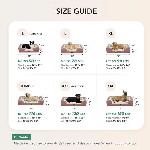 Vista 25 de Camas ortopédicas para perros grandes, cama de espuma viscoelástica impermeable para mascotas grandes con lados 89x56 cm, sofá para perros grandes