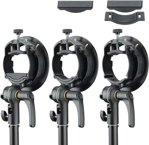 Vista 8 de Godox Soporte S2 tipo S Speedlite Soporte Bowens Mount para Godox V100 AD200Pro II V1 AD200Pro AD400Pro AD200 y otros flashes, control