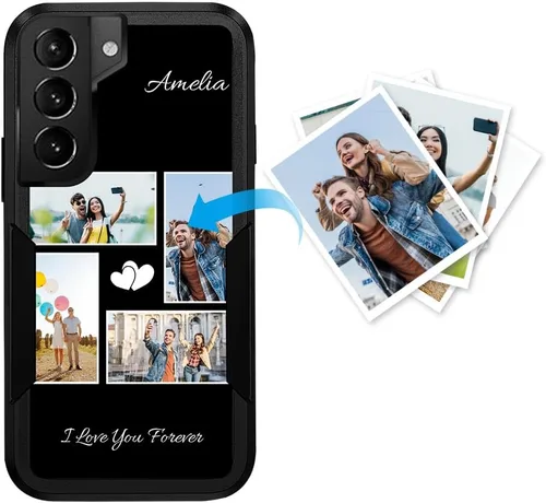 Vista 40 de Funda de teléfono personalizada para Galaxy S20 FE 5G, funda para teléfono multifoto, funda protectora resistente de doble capa a prueba de golpes