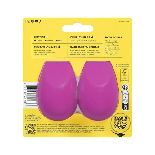 Vista 15 de EcoTools Bioblender - Esponja de maquillaje Duo, licuadora de maquillaje, 2