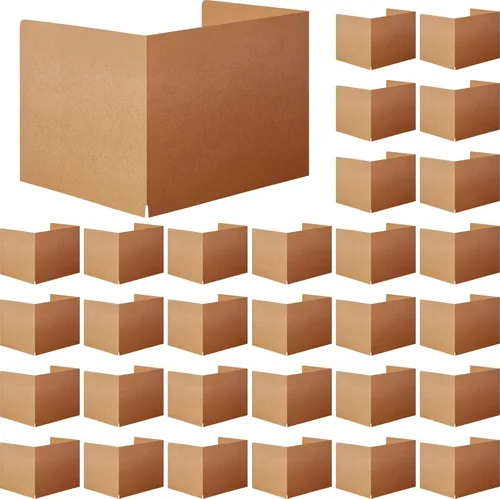 Vista 10 de Gueevin 1 divisor de escritorio para el aula para estudiantes, carpetas de privacidad de prueba para un mejor enfoque, tamaño total de 13 x 20 x 17