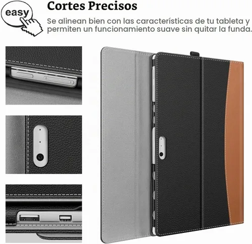 Vista 5 de Fintie - Funda para Microsoft Surface Pro 7 Plus, Pro 7/6/5/4/3 de 12,3 pulgadas