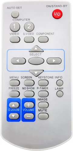 Vista 7 de 45.78901G001 Control remoto para proyector Eiki EK-610U, EK-611W, EK-612X, EK-620U, EK-621W, EK-800U, EK-810U, EK-811W, EK-812U, EK-815U, EK-818U