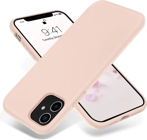 Vista 17 de JELE Funda a prueba de golpes diseñada para iPhone 11, funda de teléfono de silicona líquida con [forro de microfibra suave antiarañazos]