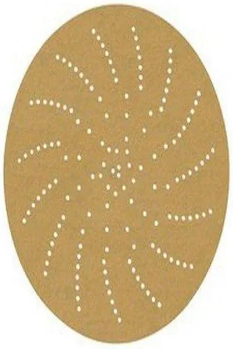 Vista 12 de 3M 182 Hookit - 236U Oro 6 pulgadas, P1C, disco de película antipolvo., 6, Dorado