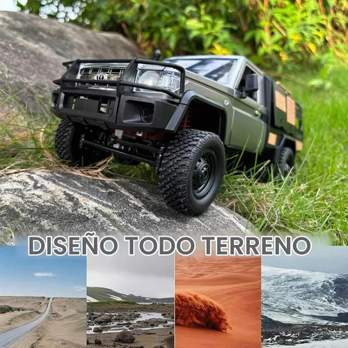Vista 4 de MN82S RC Crawler escala 1/12 Control remoto Rock Crawler RC Truck 4x4