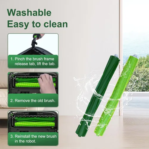 Vista 12 de Juego de 4 accesorios de rodillo de cepillo s9 para iRobot Roomba s9