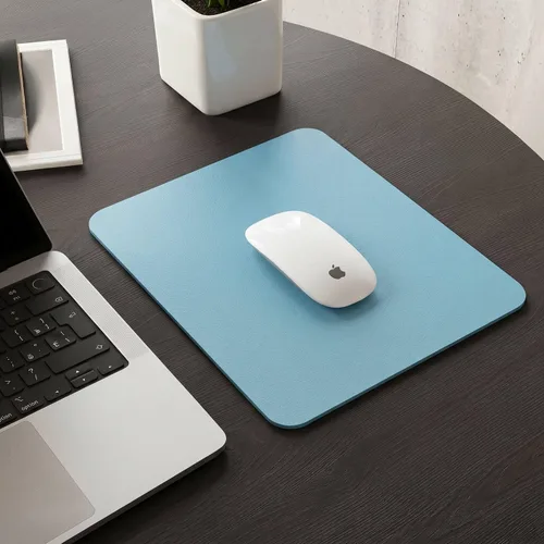 Vista 18 de WAYBER Protector de cuero para escritorio, alfombrilla de mouse impermeable, alfombrilla de escritorio de poliuretano, cubierta de escritorio