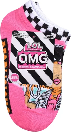 Vista 2 de LOL Surprise Calcetines Omg Dolls No Show para mujer