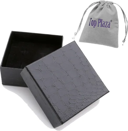 Vista 7 de Top Plaza Reloj de pulsera analógico de cuarzo para mujer, elegante, de acero inoxidable, con números arábigos, para vestir