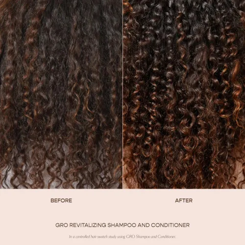 Vista 9 de Vegamour El kit diario incluye champú y acondicionador revitalizante GRO y champú seco GRO para adelgazar el cabello