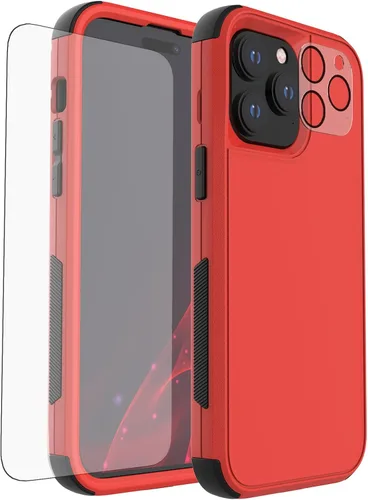 Vista 12 de X-belmox Funda protectora para iPhone 15 Plus, 3 capas, resistente a prueba de golpes, protección contra caídas, grado MiIitary para iPhone 14 Plus