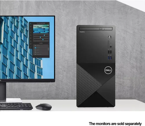 Vista 5 de Dell Vostro 3910 Computadora de escritorio Procesador Intel de 12.ª generación de 4 núcleos 16 GB de RAM DDR4 SSD de 256 GB + disco duro de 1