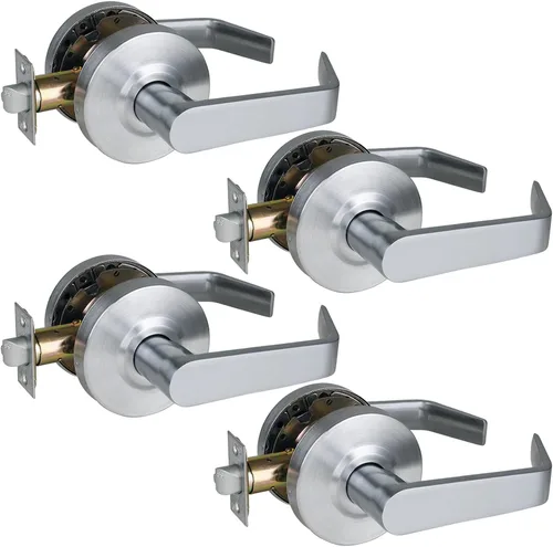 Vista 64 de ANSI Grado 2 Manija de Puerta de Entrada Comercial con Llave, Certificada UL, Cumple ADA, Cromo Satinado 26D, GRD2-72ET-1P