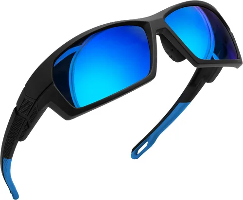 Vista 18 de Joopin Rectangle Sports Sunglasses Polarized UV400 Protection Wrap Around