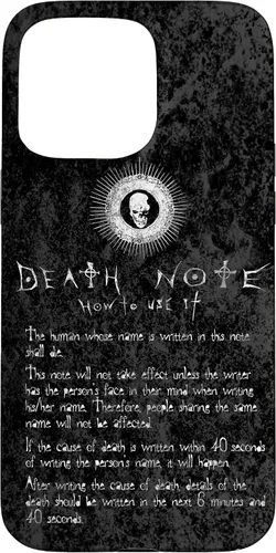 Vista 30 de Death Note Cómo usarlo funda para iPhone 17