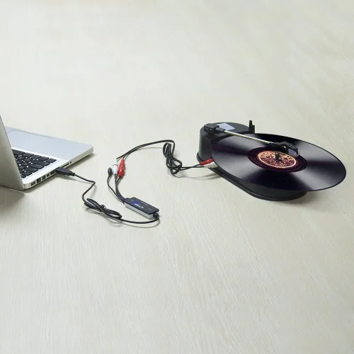 Vista 8 de capturador de cassette a mp3 para Windows 10/8.1/8/7 y Mac OS 10.11 USB 2.0
