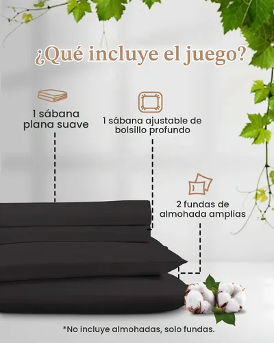 Vista 4 de Olympic - Juego de sábanas tamaño Queen, 100 % algodón egipcio, juego de sábanas de lujo de 600 hilos, 4 piezas, suave y transpirable, ajuste Gris
