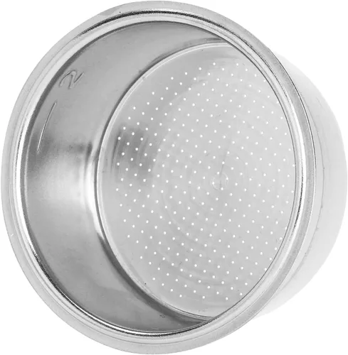 Vista 4 de Cesta de filtro de café de acero inoxidable de 51 mm, 1 taza de café, cesta de filtro presurizado de doble pared de 51 mm, por favor verifique