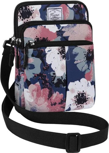 Vista 17 de Kamo Bolso Multifuncional para Teléfono de Un Solo Hombro, Bolso de Cintura para Teléfono, Bolso Diagonal Cruzado, Estuche para Teléfono Inteligente
