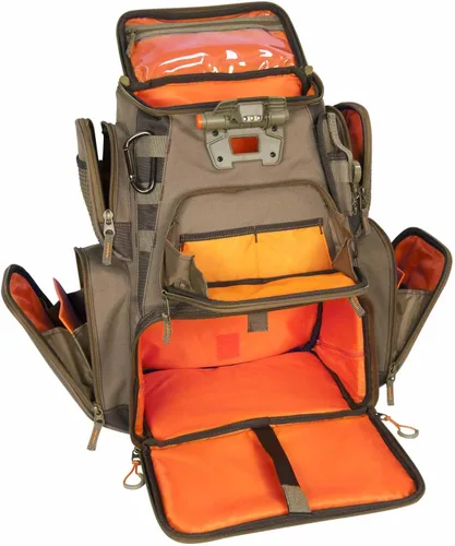 Vista 2 de Custom Leathercraft Wild River CLC WT3505 Tackle Tek Mission Lighted Convertible Tackle Bag with Four PT3500 Trays, Small