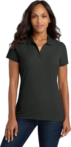 Vista 14 de Port Authority Polo Core Classic Piqué para mujer gris gusty