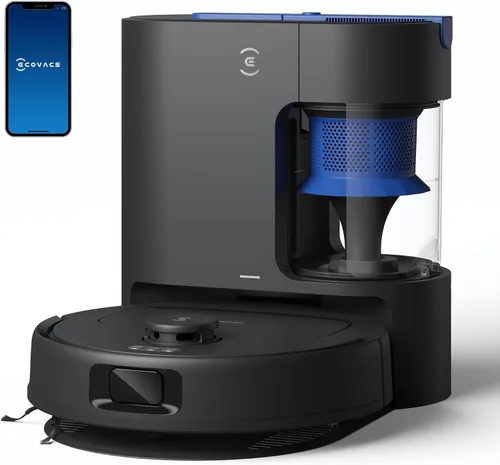 Vista 10 de ECOVACS DEEBOT T30C Aspiradora Robot y Trapeadora, Succión de 20,000Pa, Trapeado de Borde Adaptativo TruEdge, Tecnología ZeroTangle 2.0, Lavado