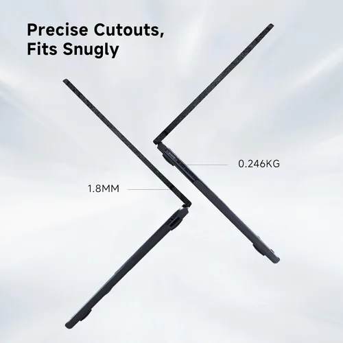 Vista 3 de Funut Funda rígida de plástico para laptop para MacBook Pro de 13 pulgadas 2024 2023 2022 2021 2020-2016 versión M2 M1 A2338 A2289 A2251 A2159 A1989