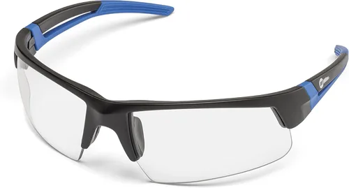 Vista 3 de Miller 272190 Spark - Gafas de seguridad, lente transparente, marco negro/azul