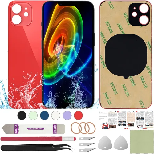 Vista 37 de Funda trasera de repuesto compatible con iPhone 8 de 4.7" + Herramientas profesionales (Gris espacial) Incluye herramientas profesionales, cinta