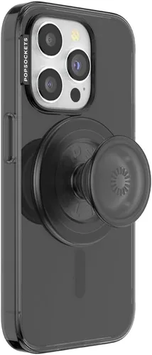 Vista 27 de PopSockets Funda para iPhone 15 con agarre para teléfono y deslizador compatible con MagSafe, Funda para iPhone 15, Compatible con carga inalámbrica