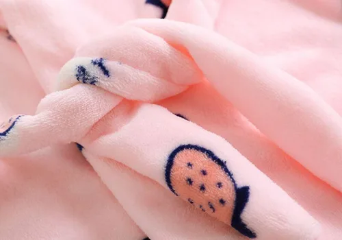 Vista 4 de Bata con capucha para niños y niñas, de forro polar, suave, pijama, ropa de dormir Beige