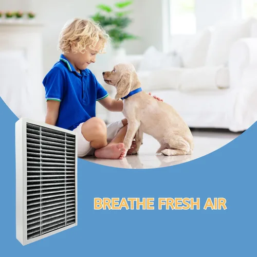 Vista 5 de Nispira F1 C01 T02 Filtro HEPA de reducción de olores de carbono para purificador de aire de habitación 3M Filtrete FAP-C01-F1, FAP-T02-F1