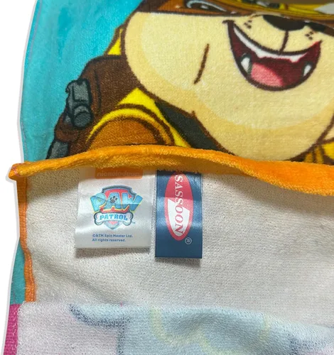 Vista 7 de Paw Patrol Boys Chase, Marshal, Rubble and Sky is Flying Dog - Toalla poncho con capucha