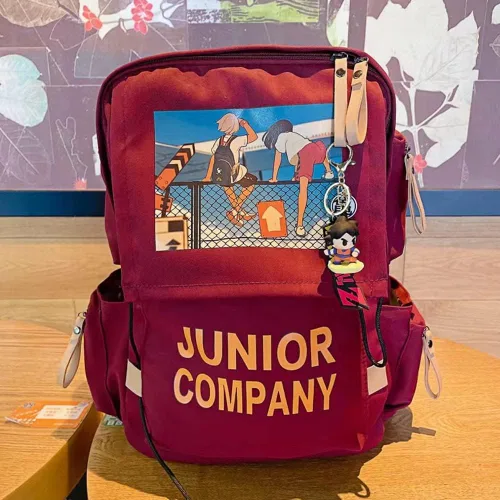 Vista 6 de UTTER Lindo llavero de muñeca animación encanto regalo llavero Pikkoro coche bolsa decoración, estilo4