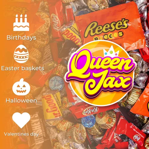 Vista 6 de Paquete variado de dulces de chocolate, 2 libras, caramelos oscuros y de leche y mucho más. Caramelos a granel de Navidad, envueltos individualmente