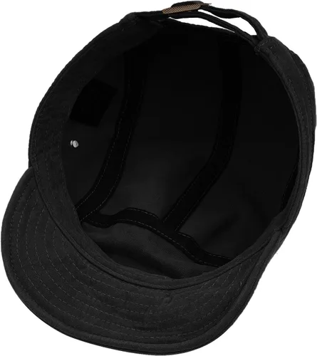 Vista 9 de Croogo Gorra de béisbol de ala corta, 5 paneles, sombrero de ala plana Dy09-negro