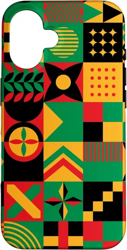 Vista 28 de Funda para iPhone 14 Pro Max con patrón tribal africano orgullo afroamericano historia negra